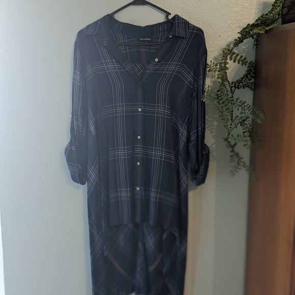 Max edition high low plaid top - Picture 2 of 7